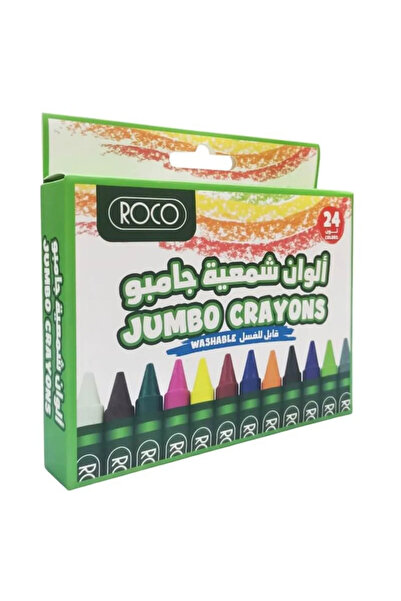 Roco Jumbo wax crayons, 24 colors