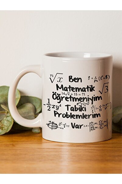 Mio Life Printed Mugs Cups Ceramic White - Things to Give to a Math Teacher on Teacher's Day