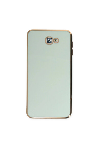 Twin Store حافظة متوافقة مع هاتف جالاكسي J7 برايم من السيليكون - أخضر فاتح