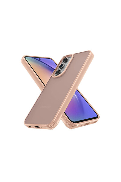 Twin Store غطاء أنيق لهاتف جالاكسي A14 4G - بودرة