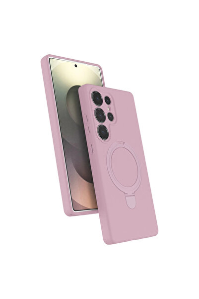 Twin Store غطاء Art Galaxy S25 Ultra Regal Magsafe مع حامل - مختبر الوردي الفاتح