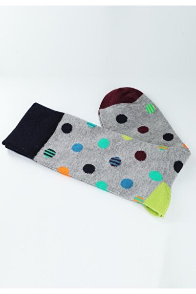 TOSKI Men's Cotton Socks with Polka Dots