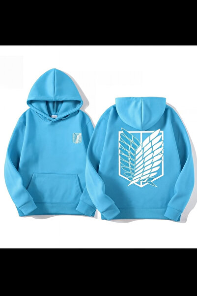 CLASSY.MODA Unisex cu glugă Swea tricou Față Spate cu imprimeu supradimension...