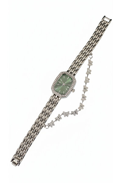 Leerybee Zarif Taş Detaylı Kelebek Bileklikli Kadın Kol Saati Modeli