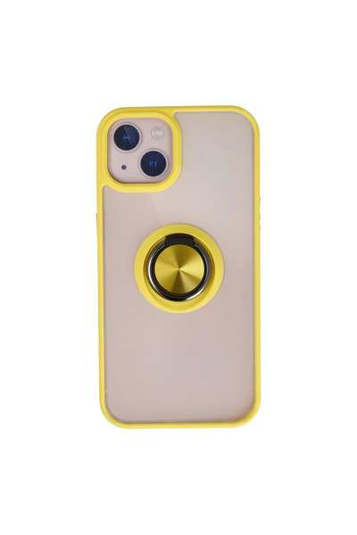 Twin Store Iphone 13 case montreal ring silicone cover - yellow