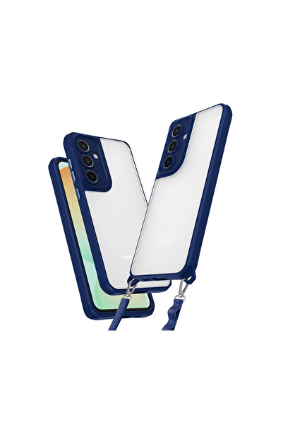 Twin Store حافظة سيليكون بنتا لهاتف جالاكسي A26 - أزرق داكن