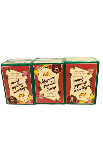 alatar Mysore Natural Sandalwood Soap, 6 bars