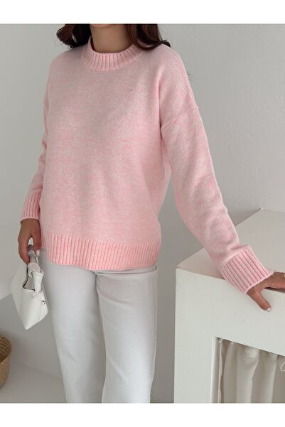 bobitex Crew Neck Plain Knit Sweater