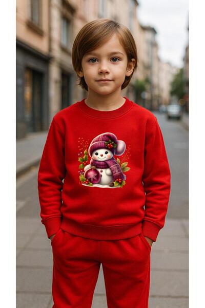 playwear Παιδικό Φούτερ Σετ με στάμπα ΧΙΟΝΑΝΘΡΩΠΟΣ για Κορίτσια και Αγόρια με...