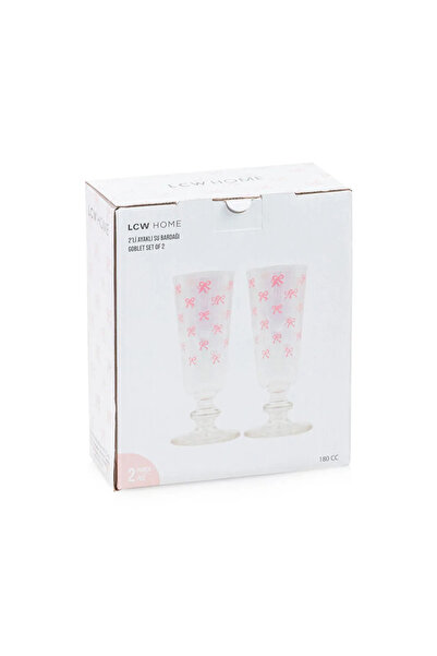 LC Waikiki Fiyonk Baskılı Ayaklı Su Bardağı 180 ml