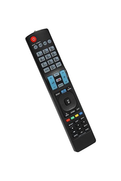 Generic جهاز تحكم عن بعد عالمي بديل للتلفزيون الذكي باللون الأسود