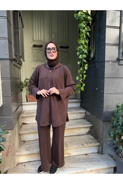 El Amira Modal Comfort Hoodie İkili Takım