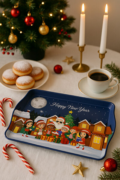 ATAGİFT HEDİYELİK صينية تقديم معدنية لرأس السنة الجديدة - صينية تقديم القهوة ...