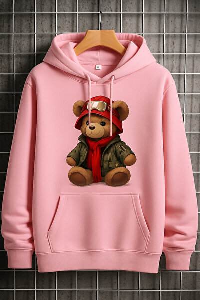 CLASSY.MODA Φούτερ Unisex με κουκούλα με επένδυση fleece κλωστές, χαριτωμένο ...