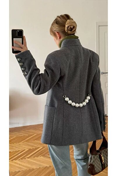 BERİLLAY Tasarım ceket broş, inci boncuk broş ,ceket incili broş, ceket arkas...