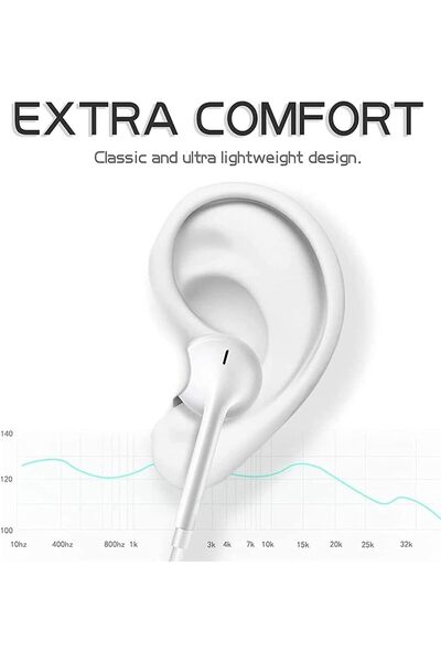 Generic HB Wired Headphones with Lightning Connector (Built-in Microphone & Volume Control)