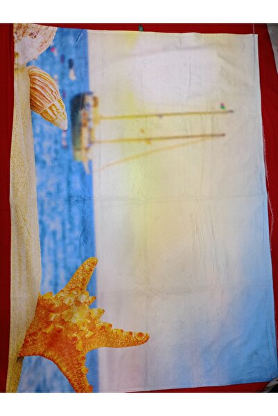 Bahar منشفة الشاطئ الرقمية مطبوع 100x140 – ألوان نابضة بالحياة، قماش ناعم سري...