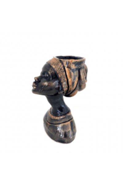 STYLUX Decorative vase "Goldy" - elegant golden design, premium interior decoration