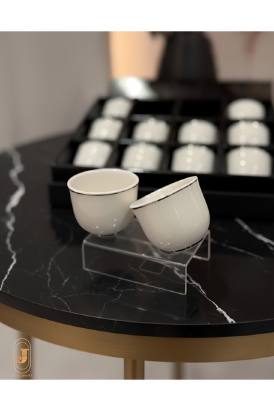 aljahwari طقم فناجيل قهوة سعودية فاخرة _12 حبة