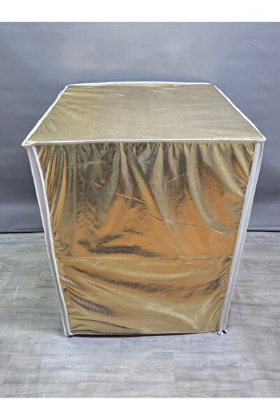 Başak Ev Tekstili Fabric Textured Pvc Washing & Dryer Cover – Waterproof, Durable, and Modern Design