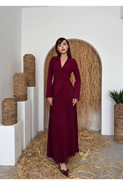 MODA DURAĞI ROCHIE ELEGANTĂ DETALIATĂ CU PIELE