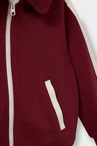 DeFacto Baby Boy 2-Piece Set Zippered Sweatshirt Sweatpants G4348A525Wn