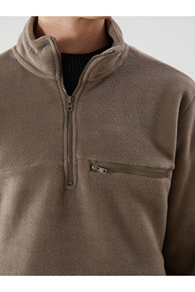 LC Waikiki Ανδρικό φούτερ με μακρυμάνικο φλις γιακά