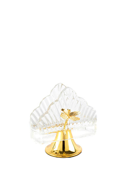 Mikasa Moor Altın Rengi Ayaklı Cam Peçetelik