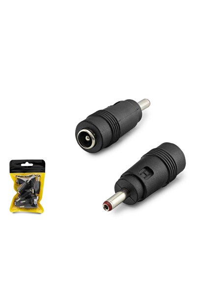HADRON Hdx1314 Dc Jack Converter 5.5X2.5 mm Socket to 3.5X1.35 mm Plug 10 Pie...