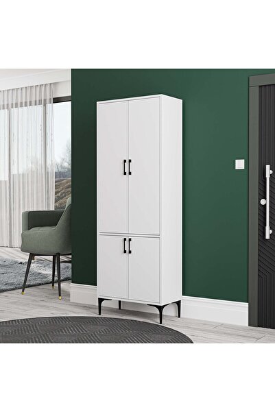 Mezza 5030 Royal 4 Kapakli 5 Askili Portmanto Beyaz