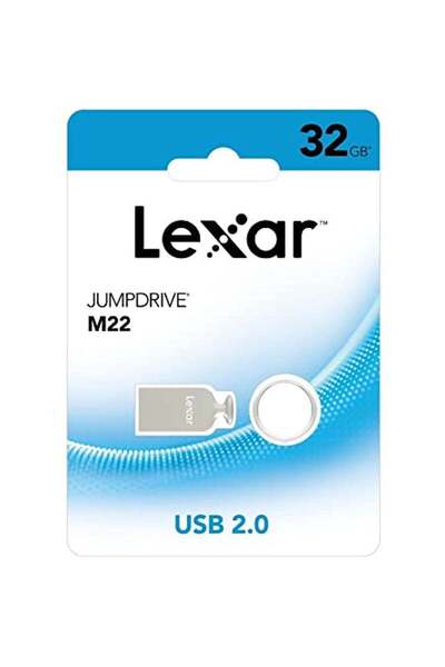 Lexar JumpDrive M22 USB 2.0 Pen Drive LJDM022032G-BNJNG, Silver, 32GB