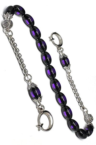 Fabula Silver Ay Yıldız Püsküllü Zaza Tesbih Erkek Hediye Sallamalık Tespih