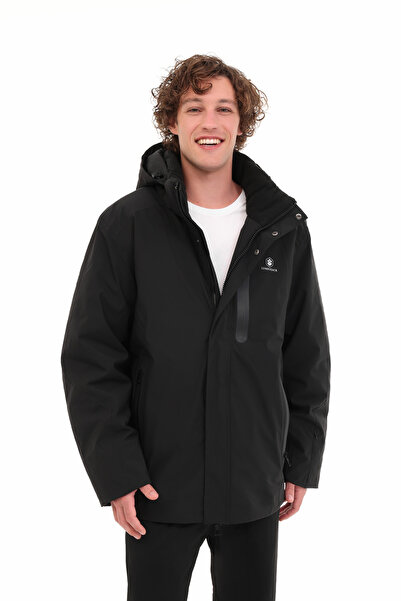 lumberjack Ml Lubeck 2Kkb-03 5Pr Black Men's Short Coat