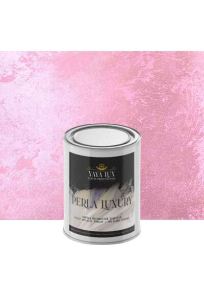 YaYa Color Vopsea decorativa de Lux, Perla Luxury cu Fulgi Perlati, Trandafir...