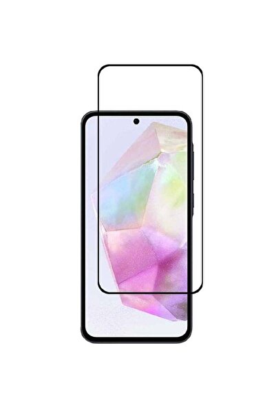 NEONI واقي شاشة لهاتف سامسونج جالاكسي A35 - زجاج مقسّى، مضاد للتوهج، تغطية كا...