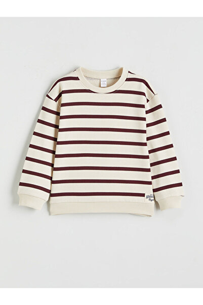 LC Waikiki Striped Boys' Sweatshirt and Sweatpants