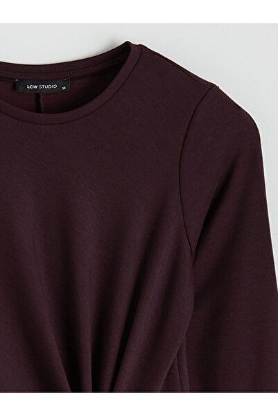 LC Waikiki Peak New Season Crew Neck Drawstring Dress