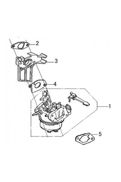 Honda Carburetor with Valve for GX 140 / GX 160, Compatible with 5.5–7.5 HP Engines