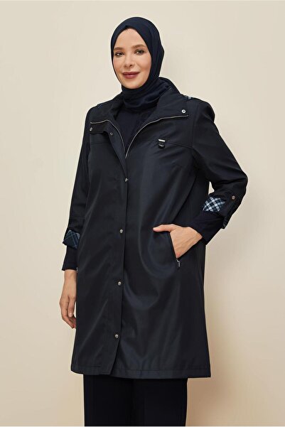 Alvina Plus Size Trench Coat 10992