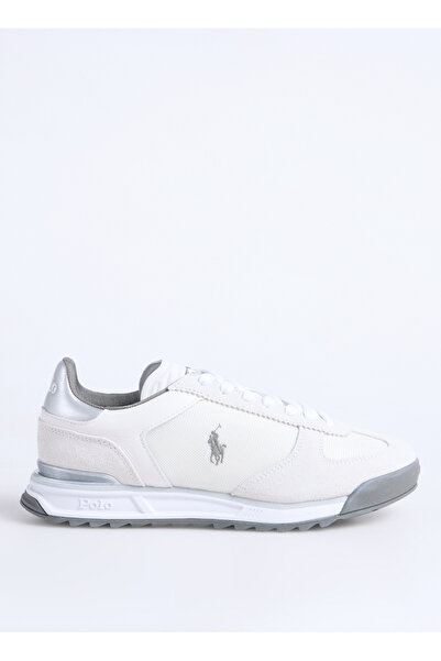 Polo Ralph Lauren Beyaz - Gri Erkek Sneaker VARICK PP-SNEAKERS-LOW TOP LACE