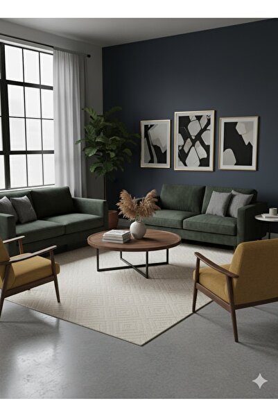 Sarar Kaymaz Tabanlı Makinada Yıkanabilir Halı