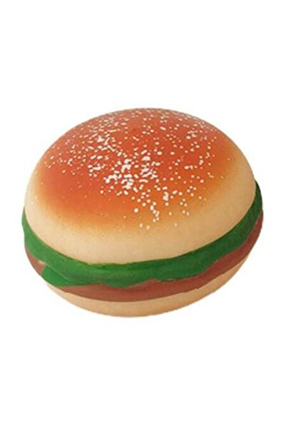 OEM Squishy Toy - Burger Model, Orange, 8 cm, 7+ years