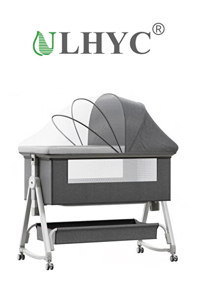 ULHYC سرير سفر، سرير بجانب السرير، سرير بجانب السرير، مهد أطفال مع ناموسية، س...