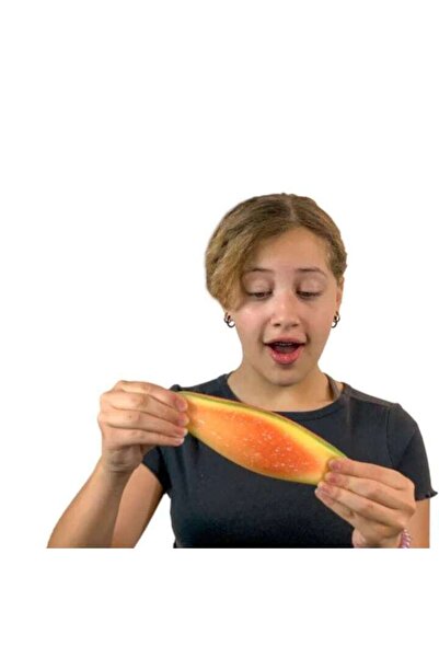 OEM Squishy Toy - Burger Model, Orange, 8 cm, 7+ years