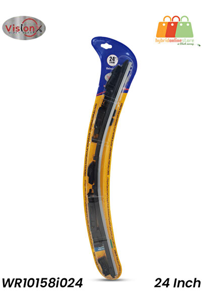 visionX WR10158i024 شفرة مساحات سيارة عالمية مقاس 24 بوصة مع 10 محولات - متوا...