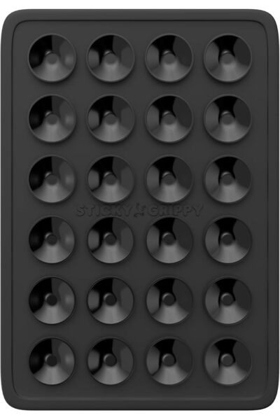 StickyGrippy Adhesive Suction Cup Phone Grip Hands Free Mount for Mirror TikTok Content Creator