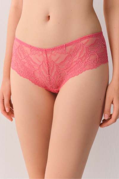 SUWEN Tender Leaves Yüksek Bel Dantelli Slip Külot