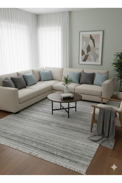 İmaj Akrilik Modern Dokuma Kaymaz Makine Halısı