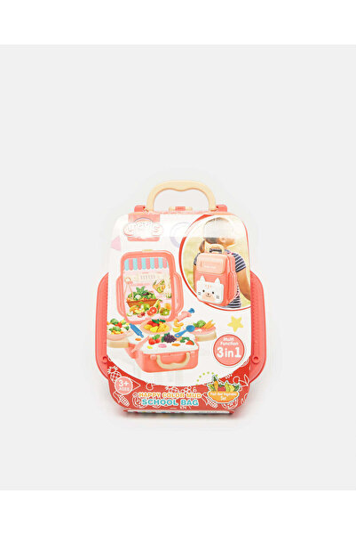 REDTAG حقيبة كتب ببطاقة ورقية بتصميم خضروات برتقالية