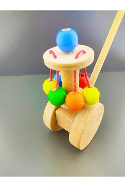 Bala ahşap oyuncak Doğal hediyelik yürüme arkadaşım